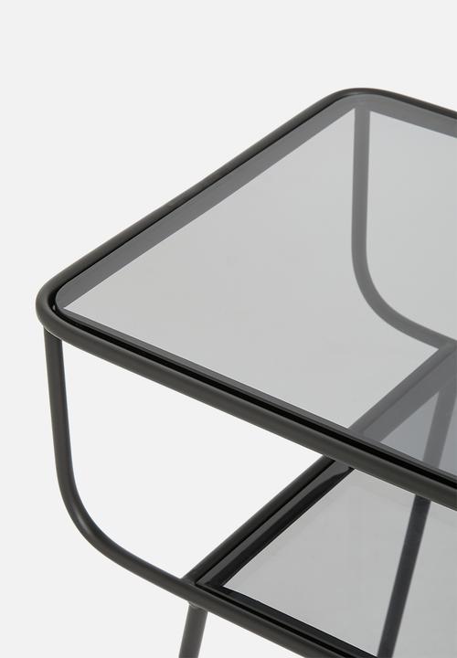 Sixth Floor - Tiffany bedside table - black