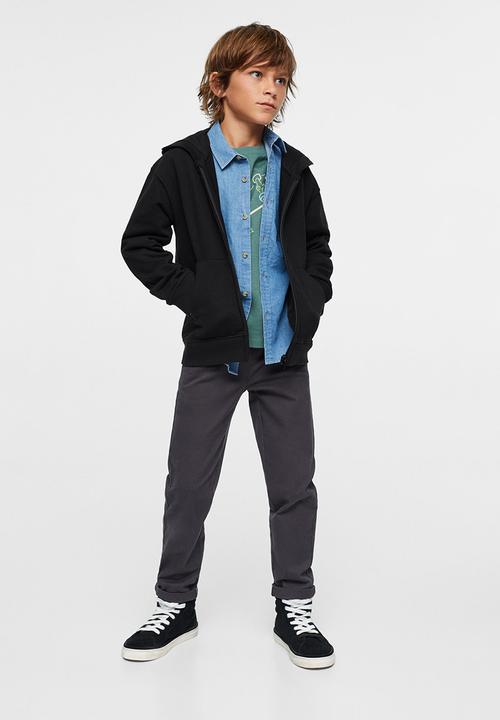 MANGO - Sweatshirt francia3 - black