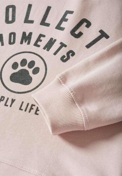 MANGO - Sweatshirt dublini - pink