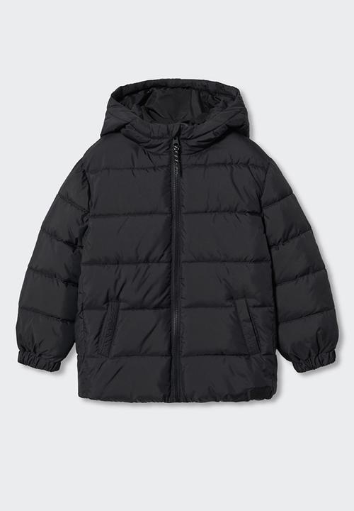 MANGO - Anorak america3 - black
