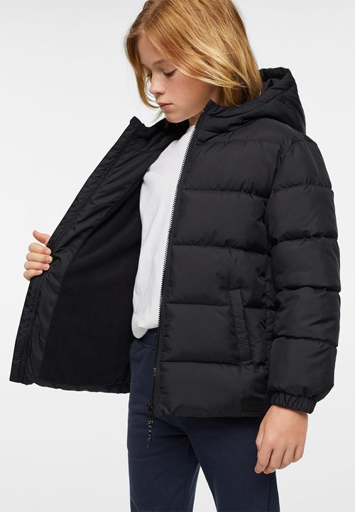 MANGO - Anorak america3 - black