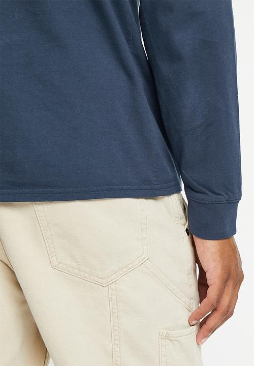 Levi’s® - Long sleeve original hm tee ls cotton + patch dre - navy 