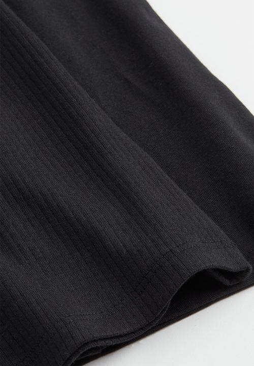 H&M - 2-Pack cotton jersey leggings - black