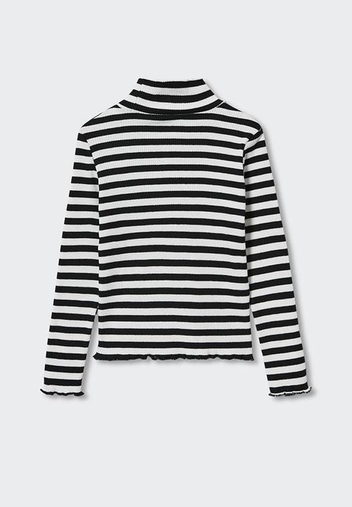 MANGO - T-shirt  turbostr - black