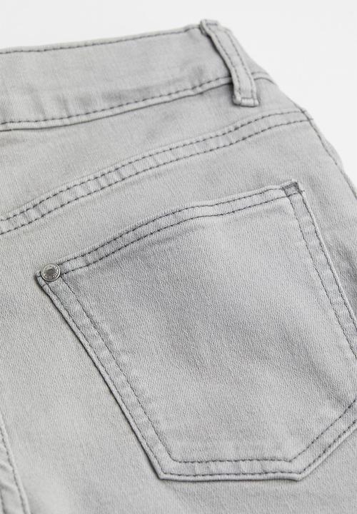 H&M - Comfort stretch slim fit jeans - light grey