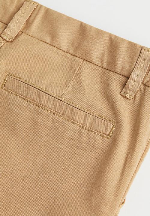 H&M - Cotton chinos - beige
