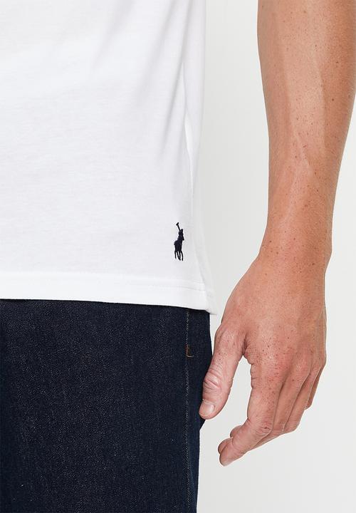 POLO - Men logo transfer tee  - white
