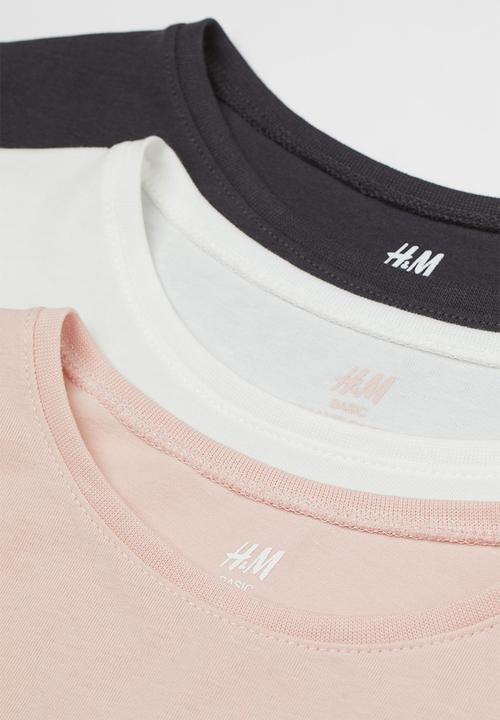 H&M - 3 Pack jersey tops - multi 