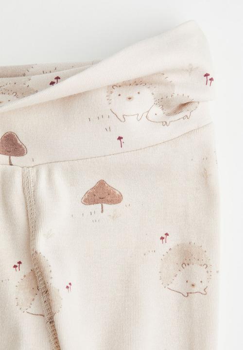 H&M - 5 Piece gift set - white/hedgehogs