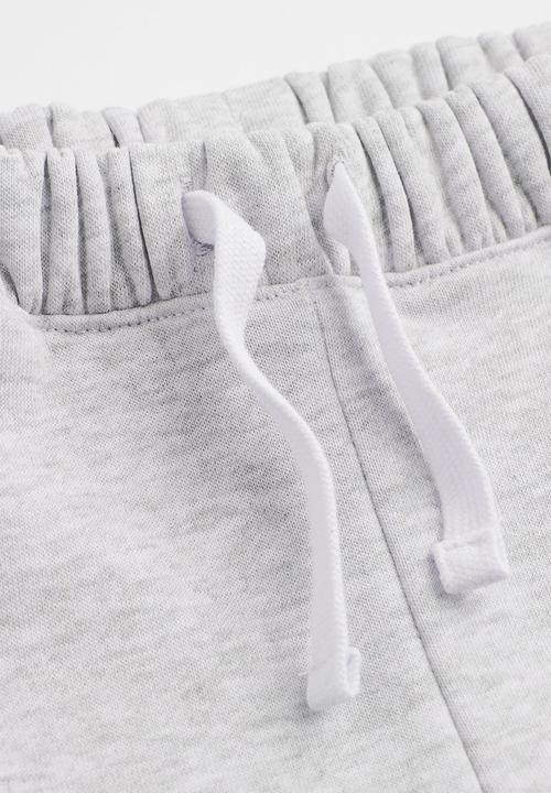 H&M - 2-Piece printed sweatshirt set - light grey marl/minnie mouse