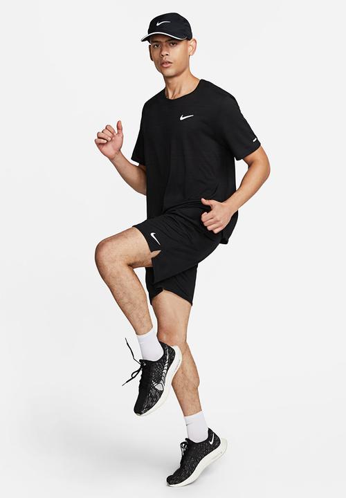 Nike - M nike dri-fit totality knit 7in ul - black/black/iron grey/white