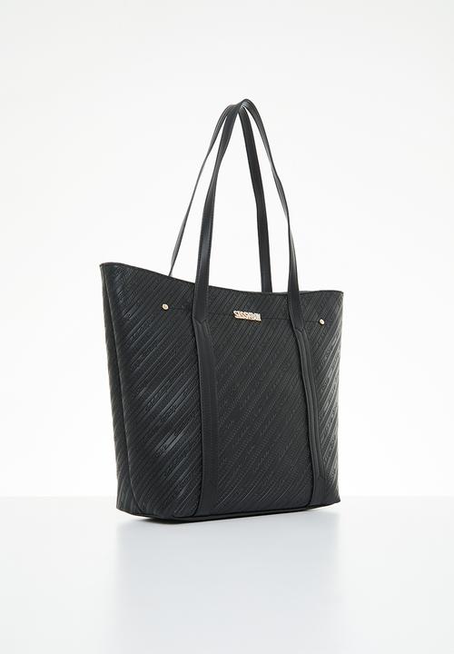 SISSY BOY - On the go: sissyboy all over emboss print shopper - black