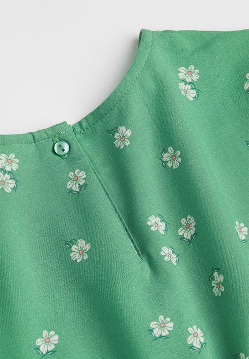H&M - Patterned dress - green/floral