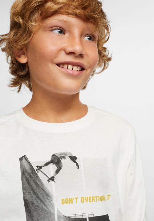MANGO - T-shirt  urbanpic - white
