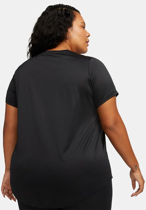 Nike - Plus w nk df tee rlgd lbr - black/white