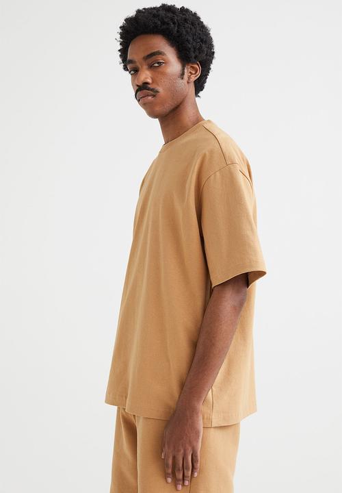 H&M - Relaxed fit T-shirt - beige