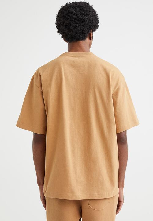H&M - Relaxed fit T-shirt - beige
