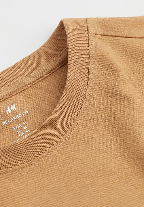 H&M - Relaxed fit T-shirt - beige