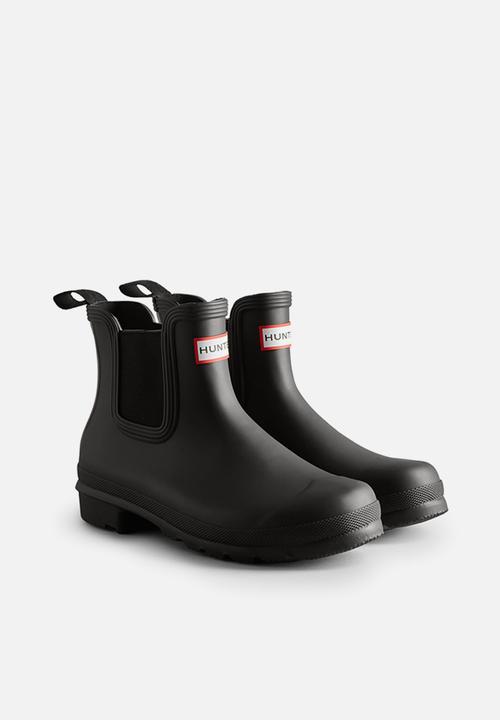 Hunter - Original chelsea tri colour logo - black