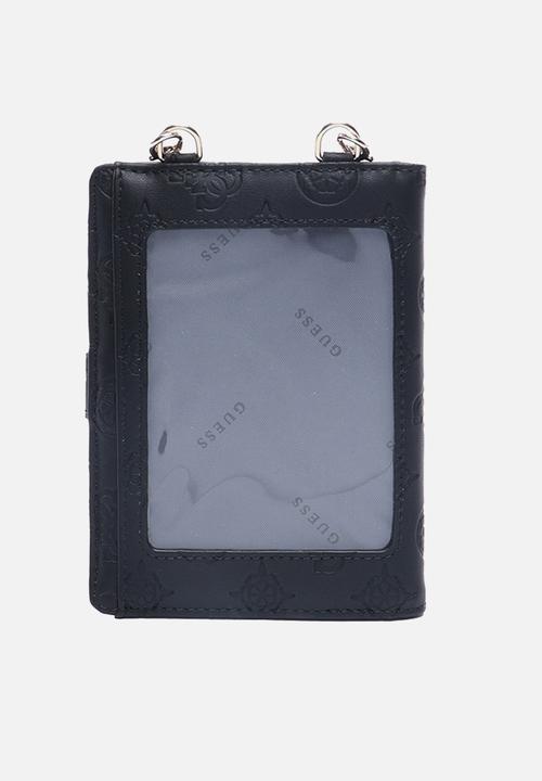 GUESS - Wilder passport case - black