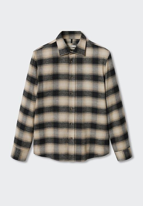 MANGO - Shirt alaro - black/white