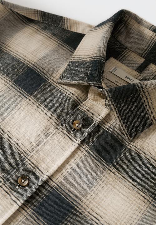 MANGO - Shirt alaro - black/white