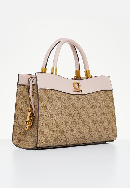 GUESS - Nell logo sml girlfriend satchel - rosewood