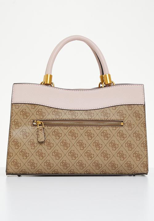 GUESS - Nell logo sml girlfriend satchel - rosewood