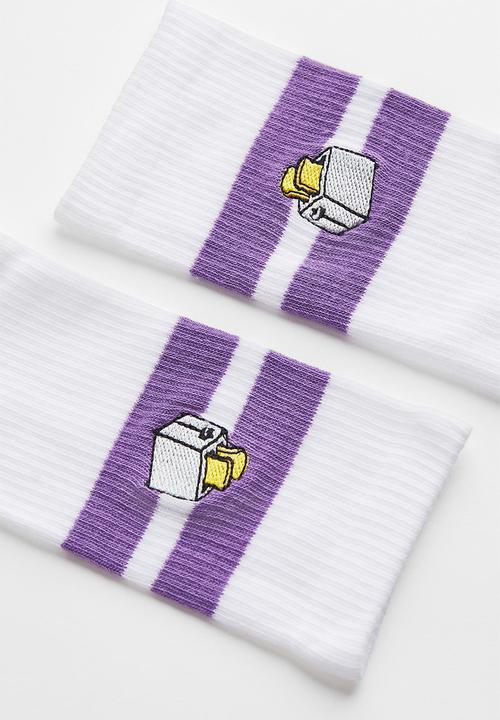 H&M - Socks - white/toaster