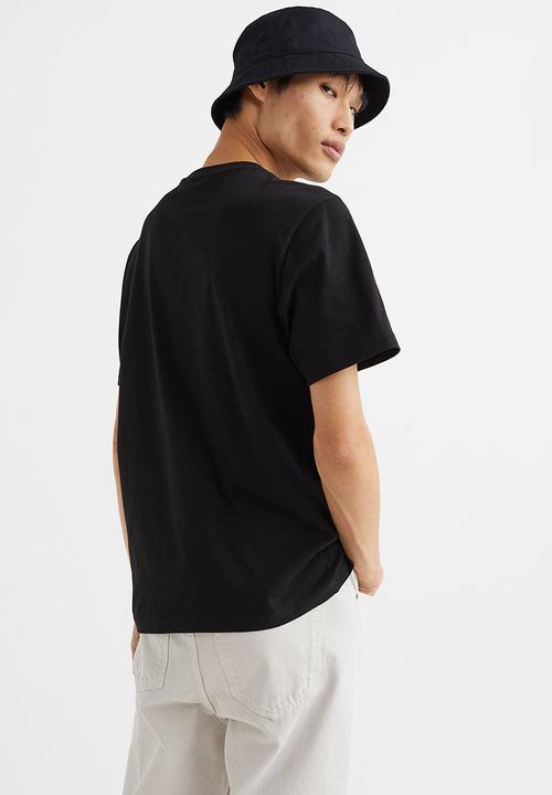 H&M - Regular fit T-shirt - black/the rolling stones