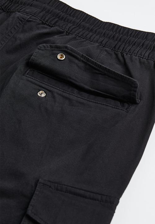 H&M - Cargo joggers - black