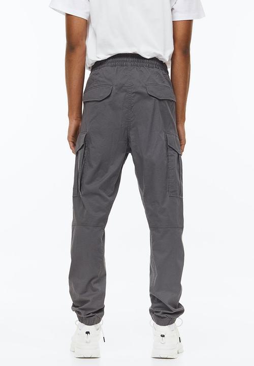H&M - Cargo joggers - dark grey