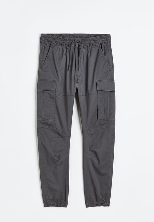 H&M - Cargo joggers - dark grey