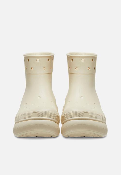 Crocs - Classic crush rain boot - bone