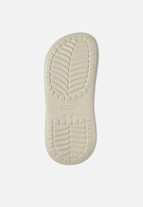 Crocs - Classic crush rain boot - bone