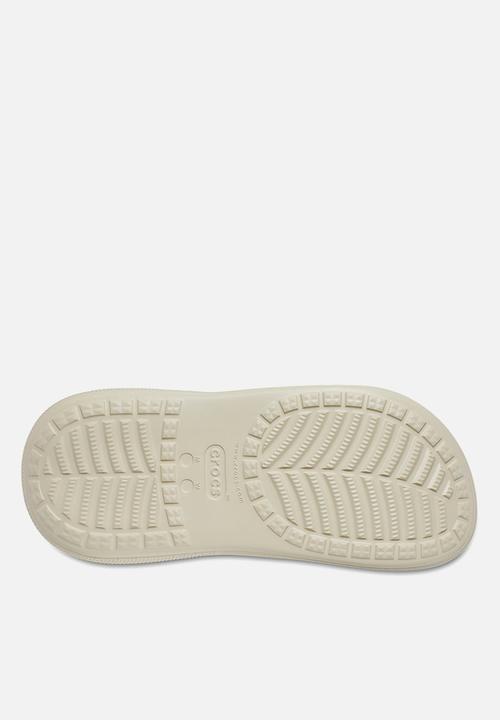 Crocs - Classic crush rain boot - bone