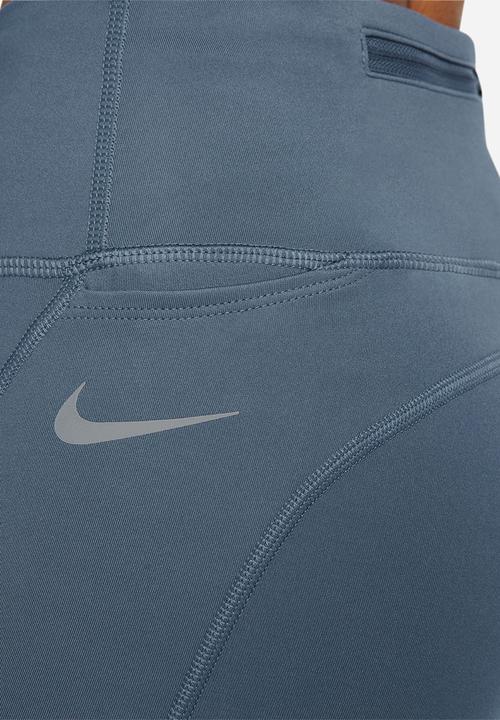 Nike - W nk df fast crop - diffused blue/reflective silver