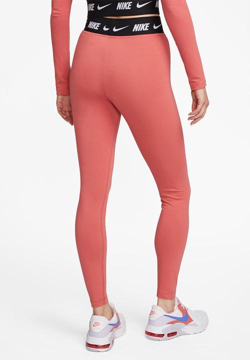 Nike - W nsw club high wasited legging - adobe/black