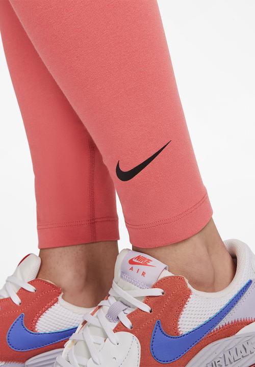 Nike - W nsw club high wasited legging - adobe/black