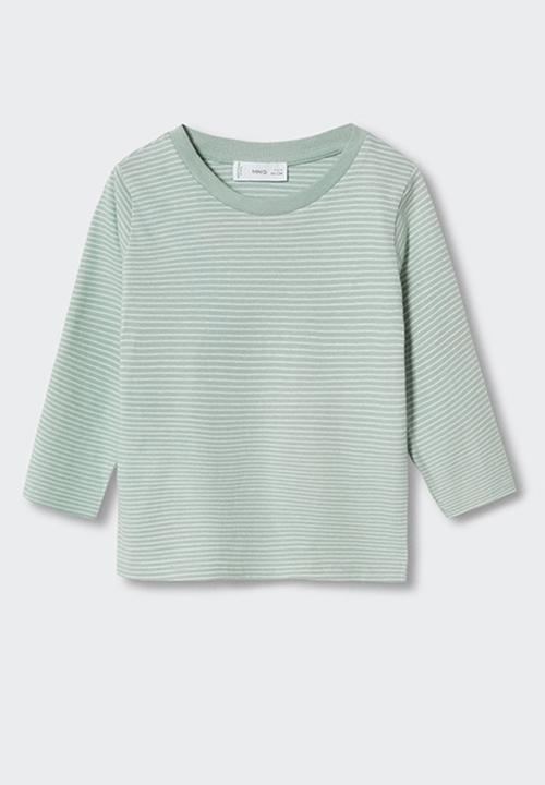MANGO - T-shirt ivan - green