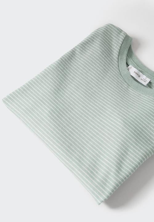 MANGO - T-shirt ivan - green