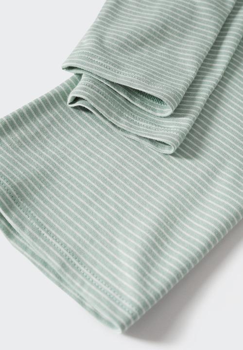 MANGO - T-shirt ivan - green