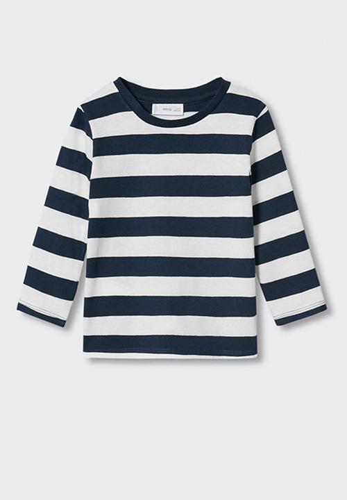 MANGO - T-shirt ivan - navy
