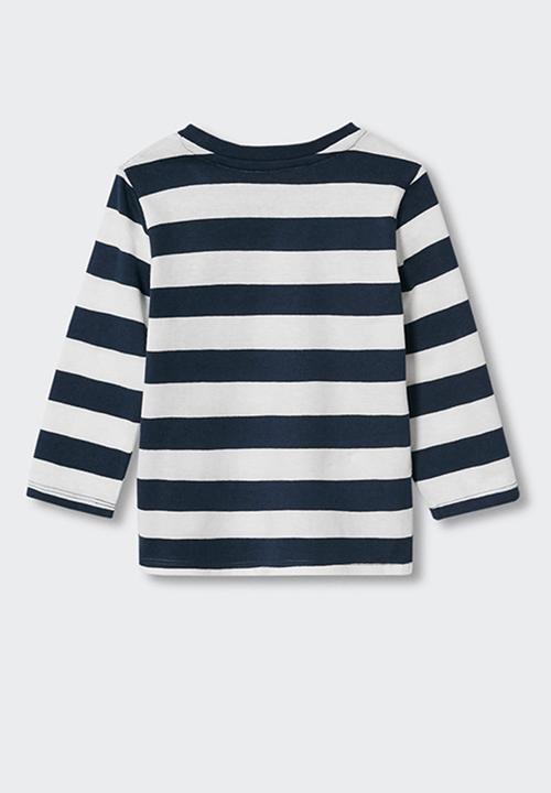 MANGO - T-shirt ivan - navy