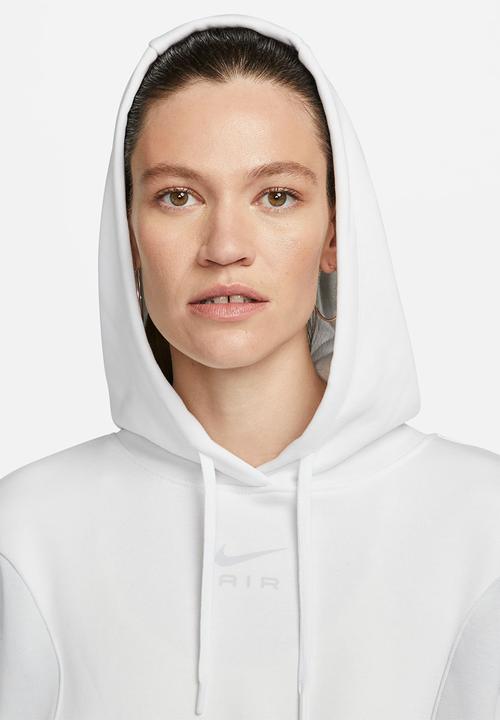 Nike - W nsw air os mod crop flc hd - summit white/photon dust/photon dust