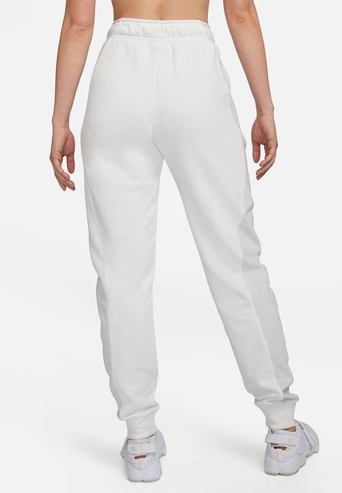 Nike - W nsw air fleece mid rise jogger - summit white/photon dust
