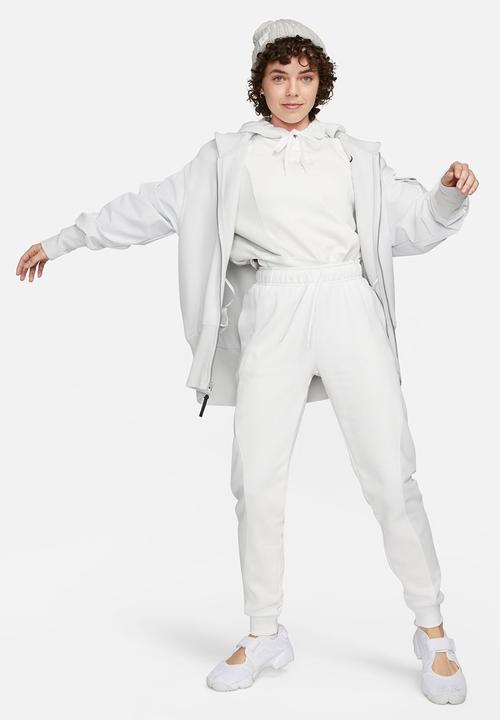 Nike - W nsw air fleece mid rise jogger - summit white/photon dust