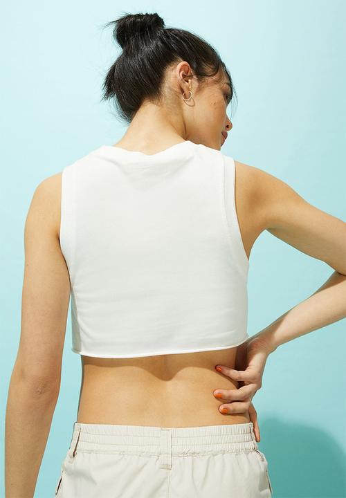 H&M - Cropped vest top - white