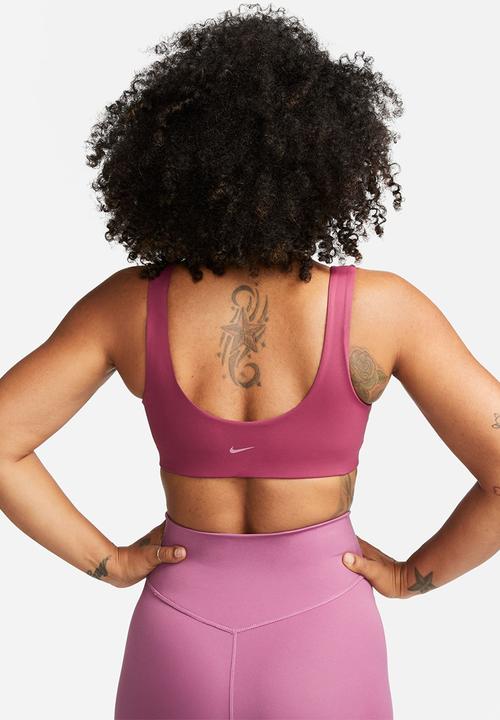Nike - W nk df alate all u bra - rosewood/white