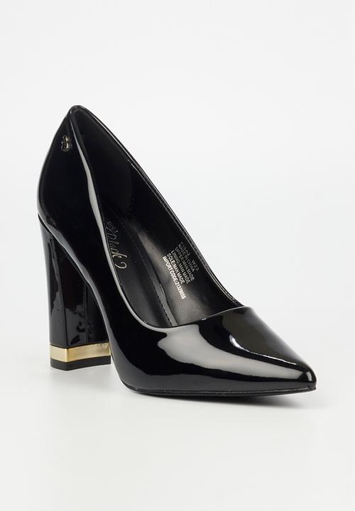 Miss Black - Pisa 2 court heel - black